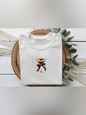 Espresso Martini Shirt Cute Cocktail Graphic Tee Coffee Top